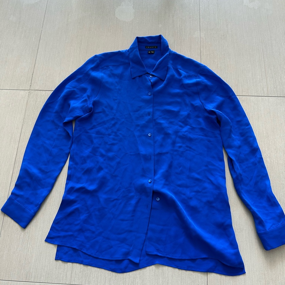 Theory Royal Blue Shirt